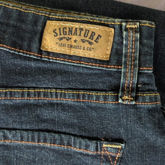 Levi' Strauss & Co Signature Dark Blue 5 Pocket Jeans - Picture 4 of 8